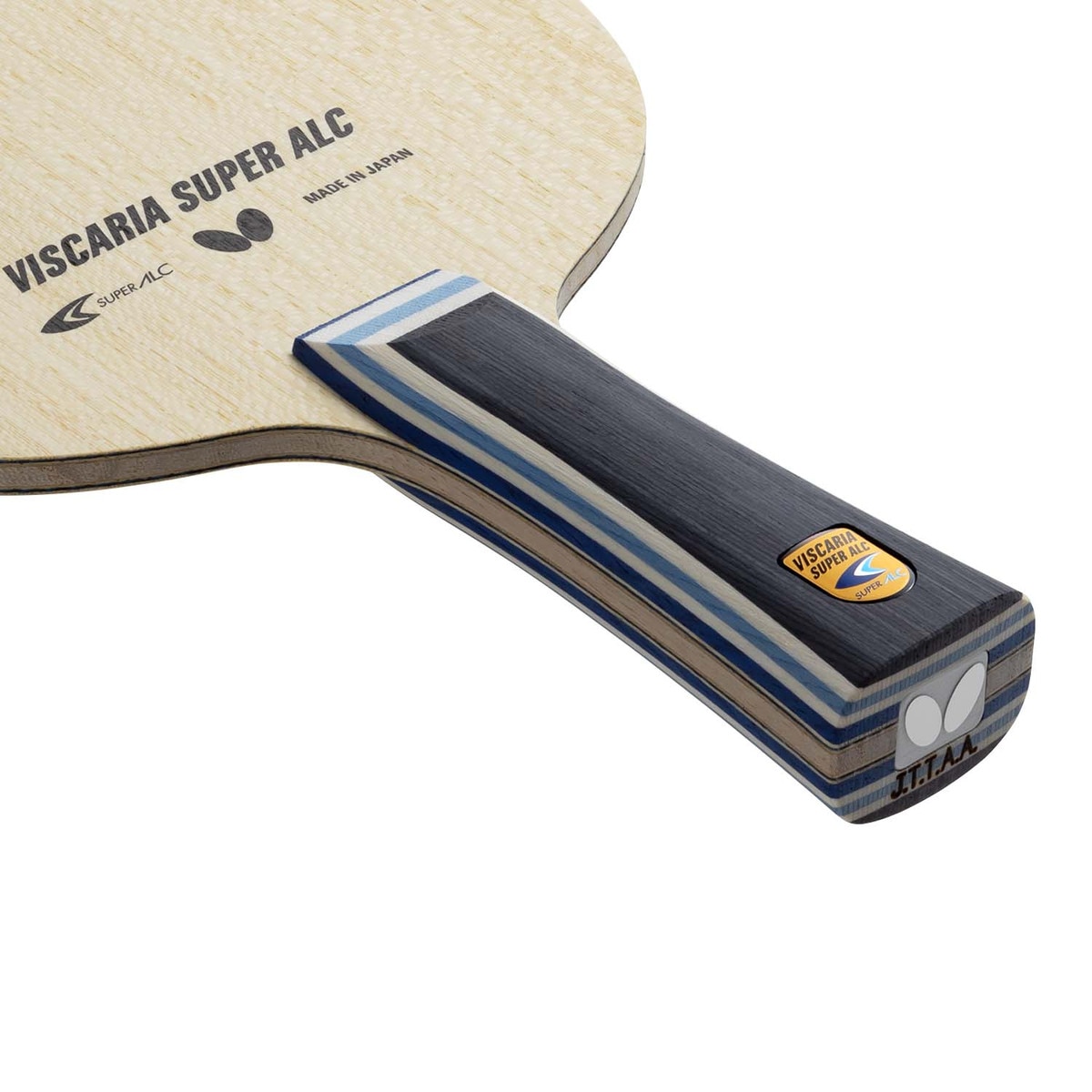 Butterfly Viscaria Super ALC Blade: Close-up of Flared Handle